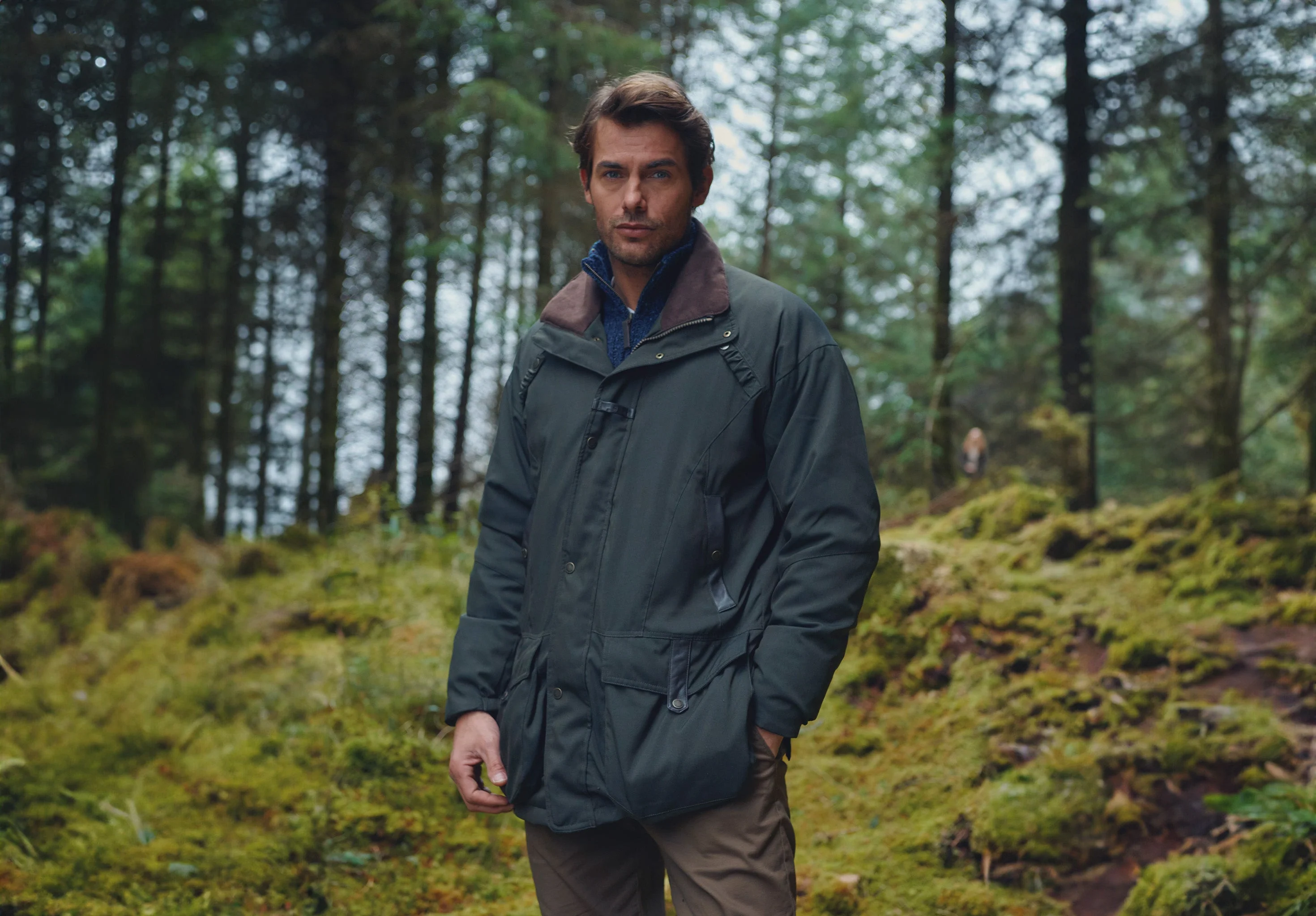 Longacre Men's Waterproof Jacket - Olive