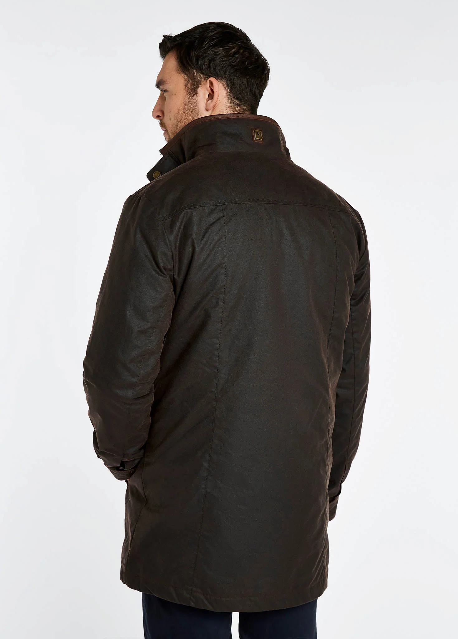 Chalkhill Men's Long Waxed Jacket - Java