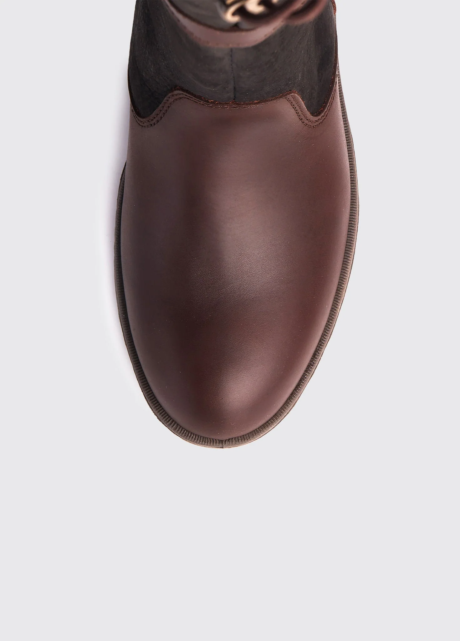 Glanmire Ladies Adjustable Calf Country Boot - Black/Brown