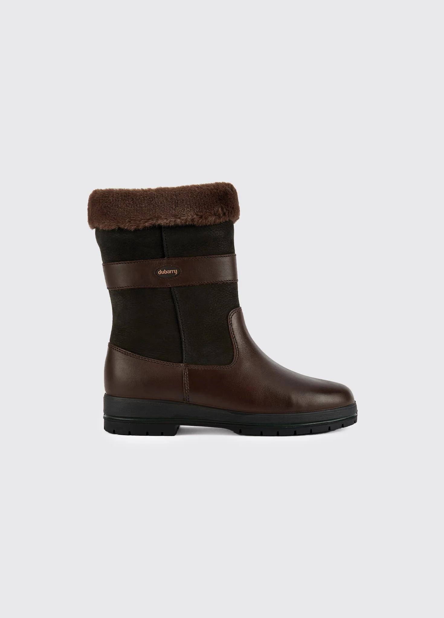 Foxrock Ladies Insulated Country Boot - Black/Brown