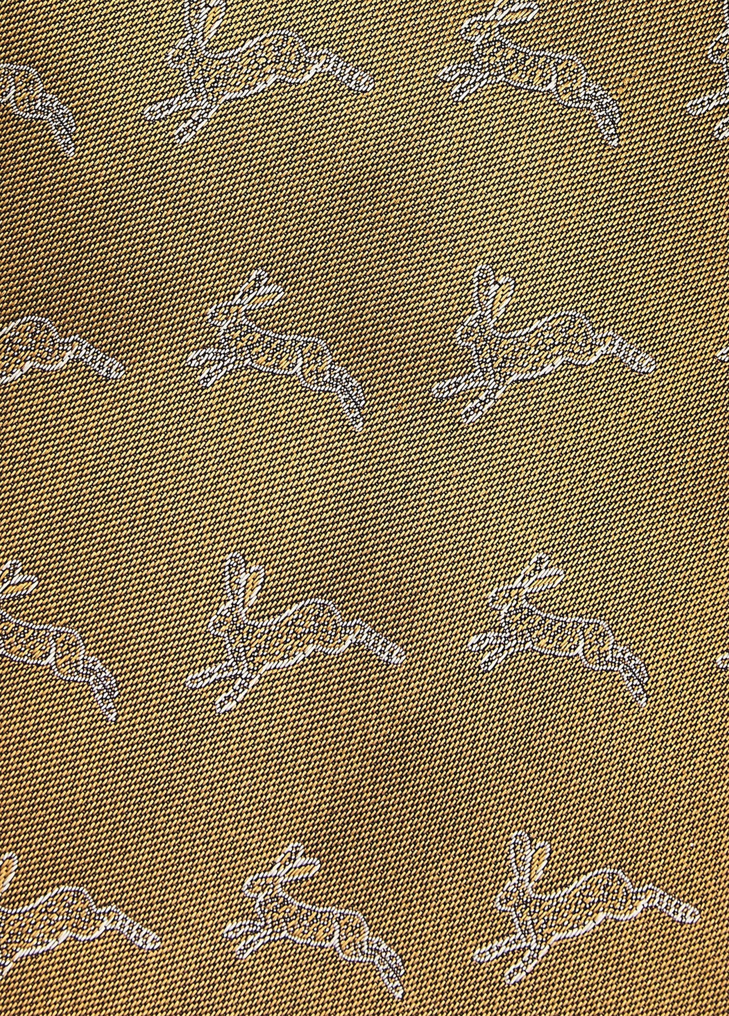 Lacken Mens Silk Tie - Gold