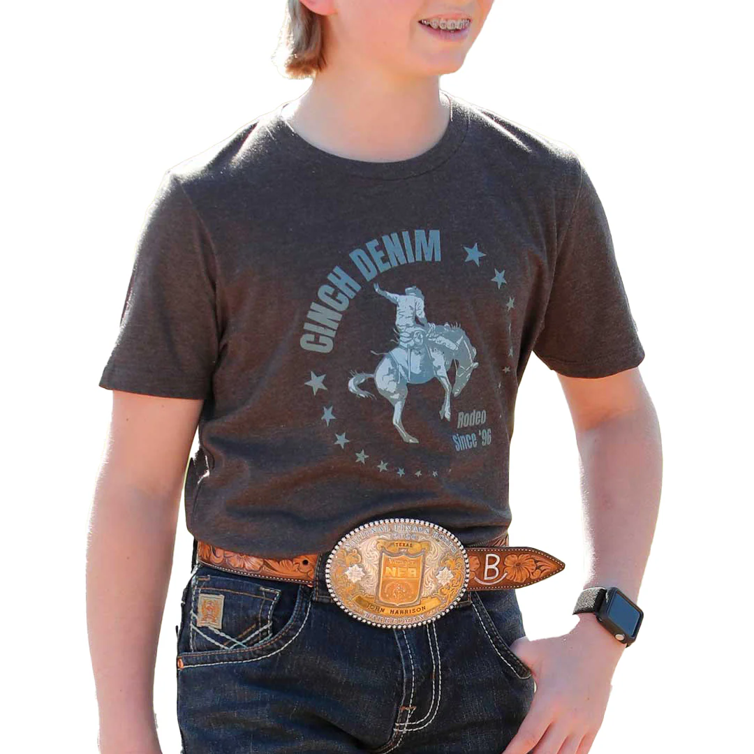 Cinch Boys' Denim T-Shirt