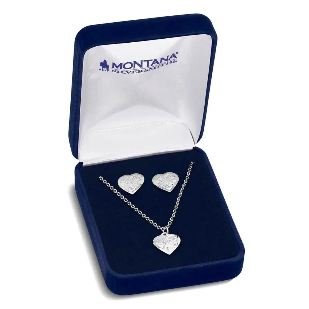 Montana Silversmiths Women's Pure Heart Jewelry Set