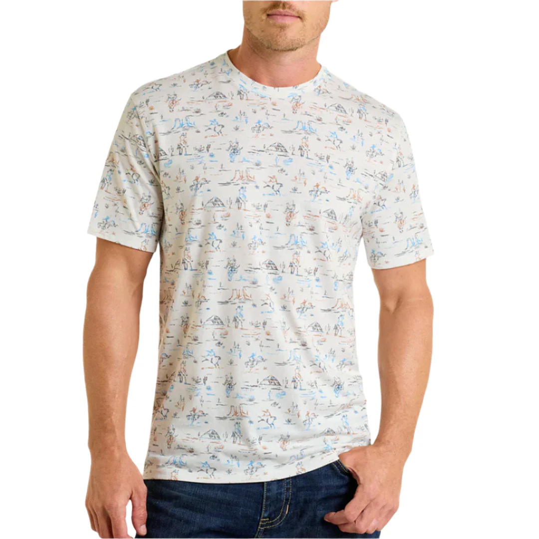 Rock & Roll Denim Unisex Scenic Desert Print Graphic T-Shirt