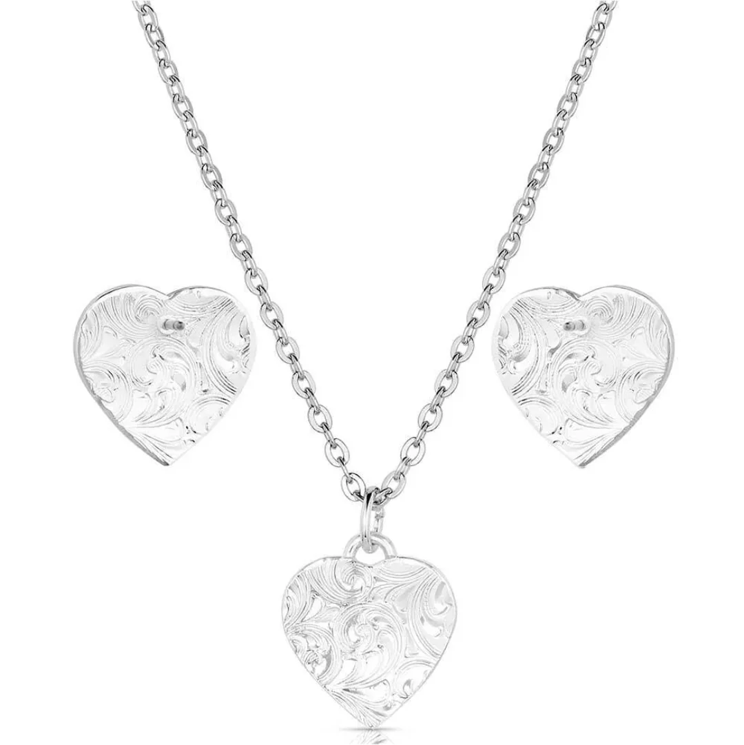 Montana Silversmiths Women's Pure Heart Jewelry Set