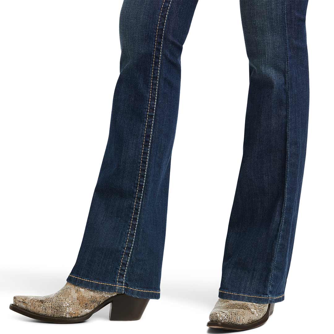 Ariat Women's REAL Mid Rise Corinne Bootcut Jeans