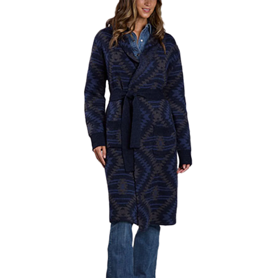 Stetson Women's Long Aztec Knit Duster