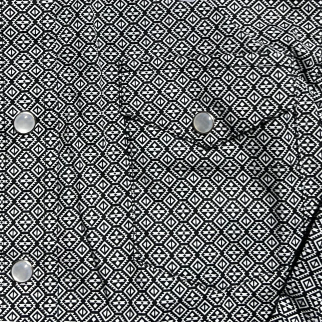 Panhandle Boys' Geometric Print Snap Shirt