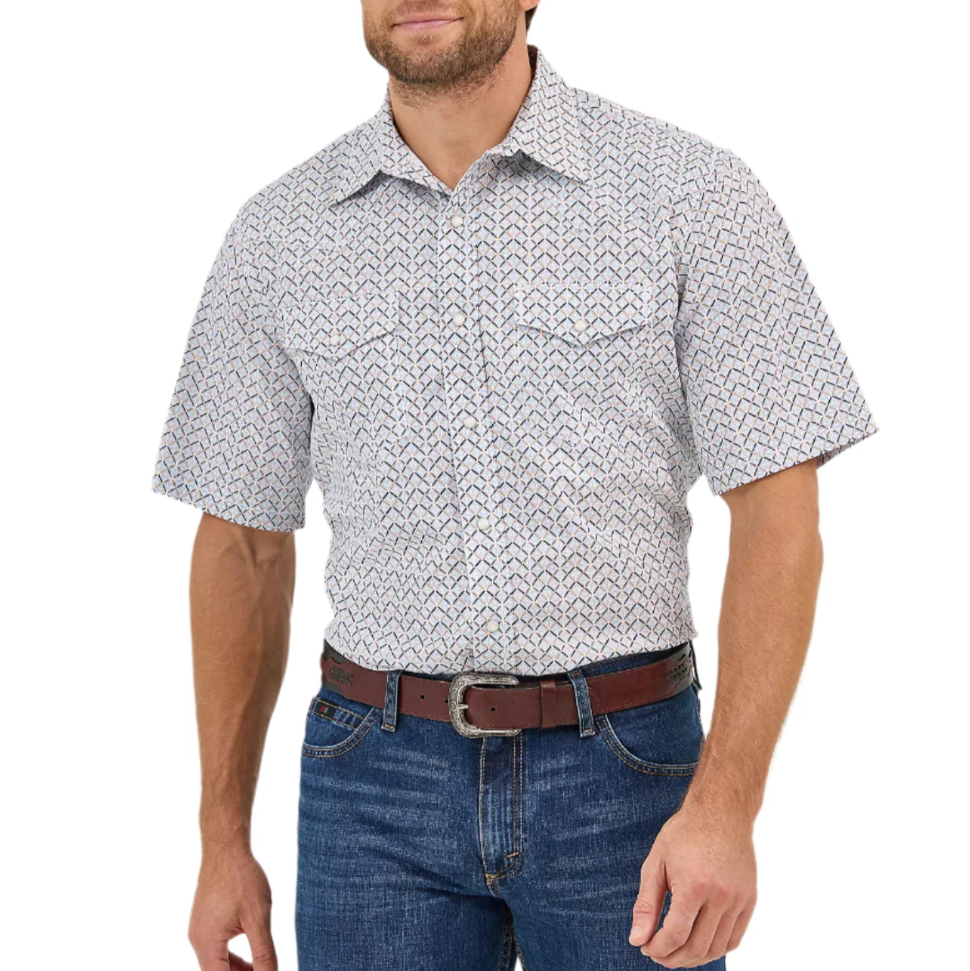 Wrangler Men's 20X Competition Advanced Comfort Short Sleeve Snap Shirt