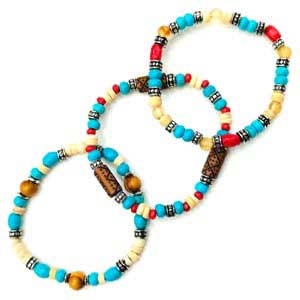 Wyo-Horse Beaded Bracelets - 3 Pack
