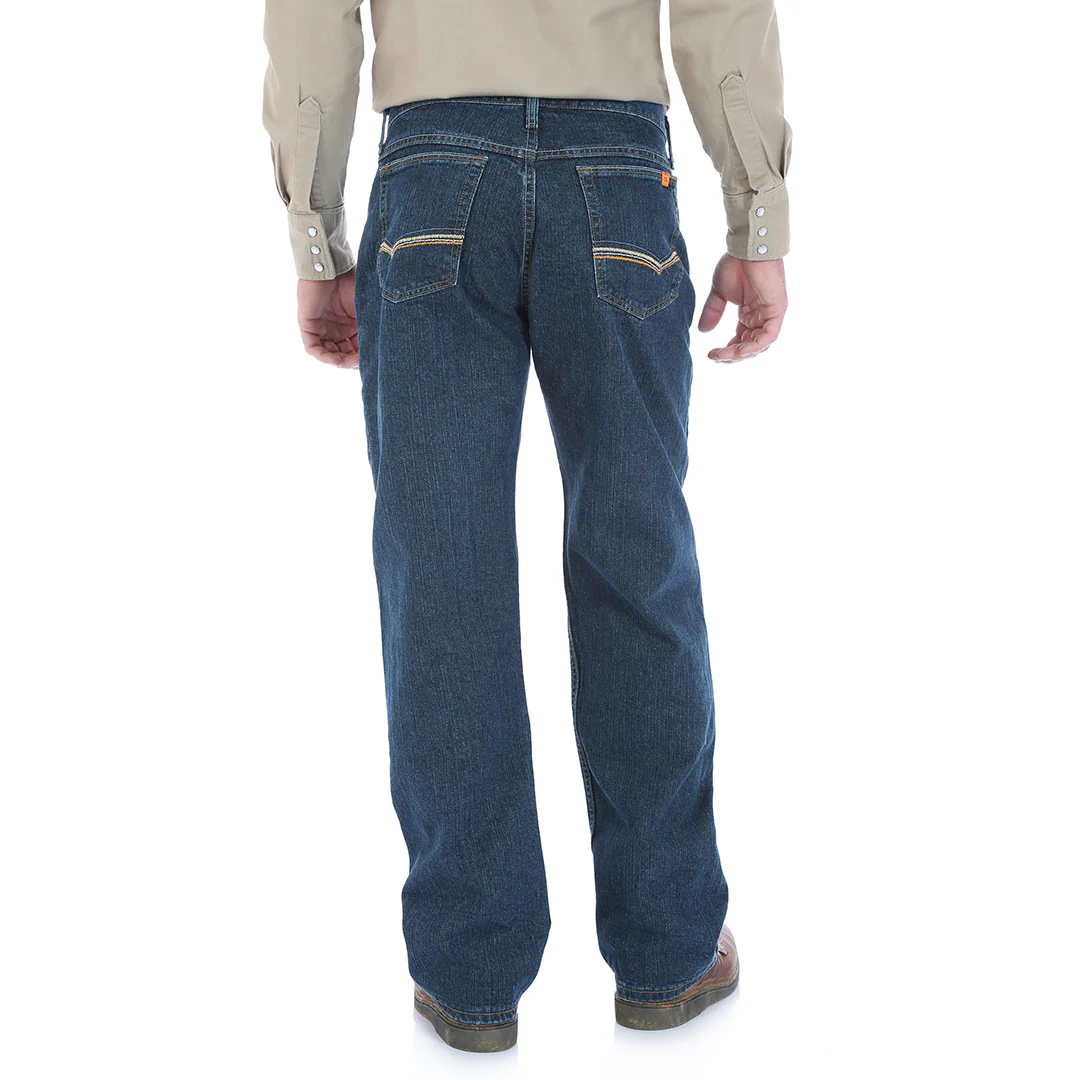 Wrangler Men's Flame Resistant Relaxed Fit Jeans