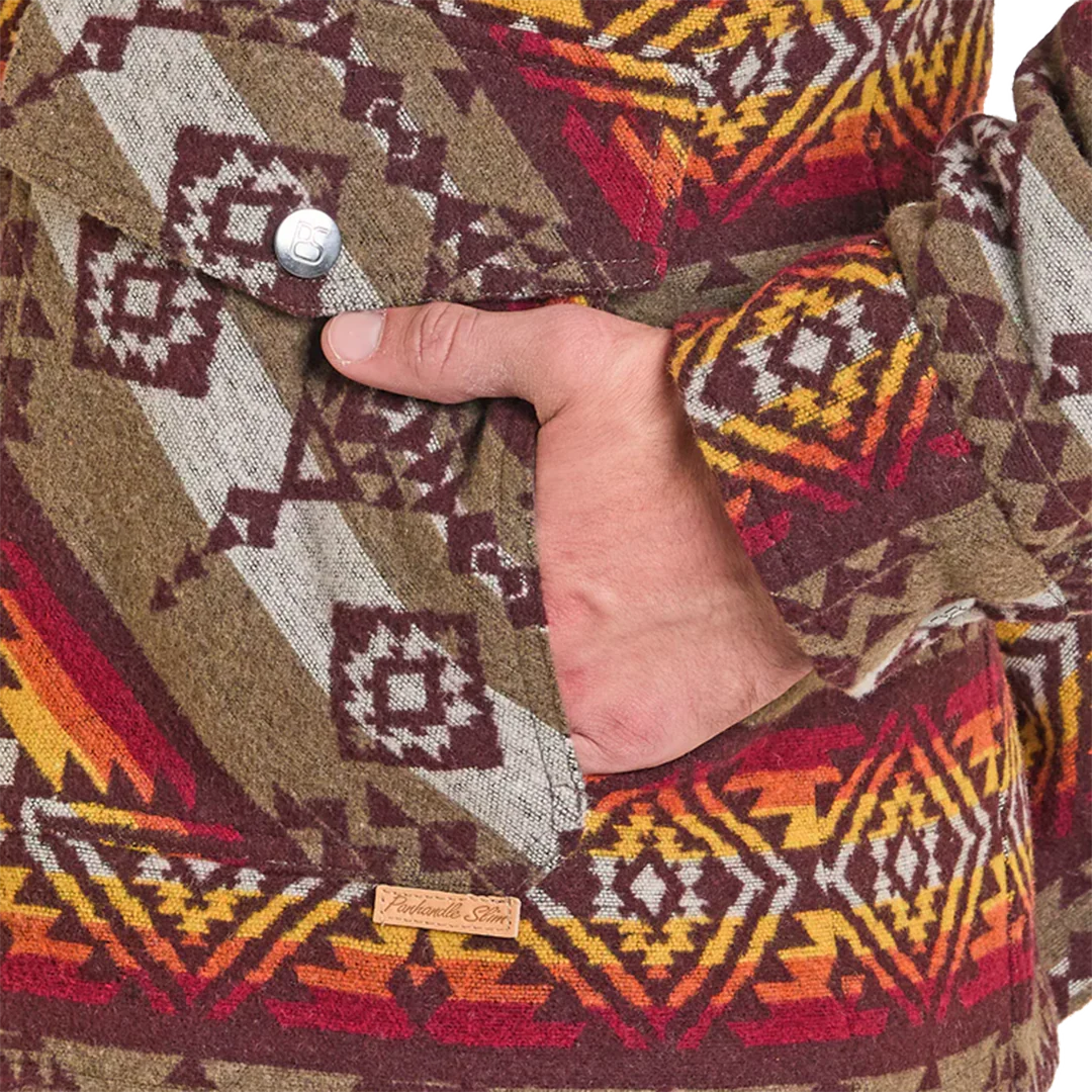 Powder River Outfitters Men's Laredo Aztec Jacquard Jacket
