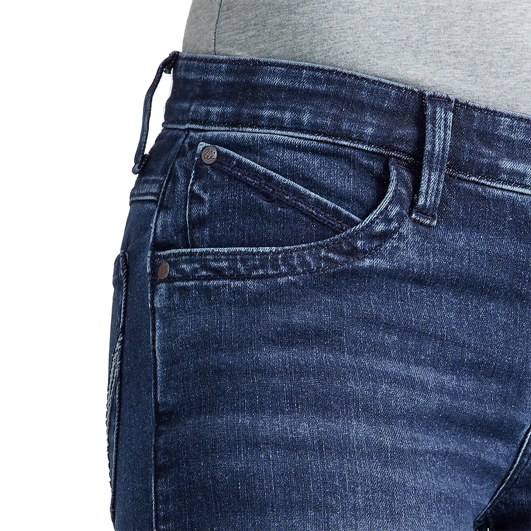 Wrangler Women's Ultimate Riding Q-Baby Maggie Mid-Rise Bootcut Jeans