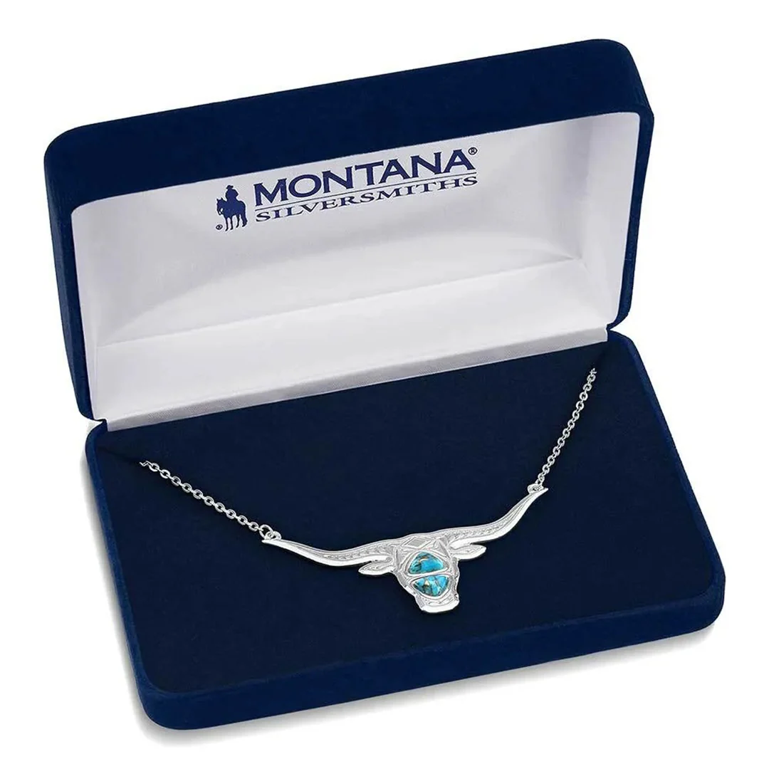 Montana Silversmiths The Longhorn Turquoise Necklace