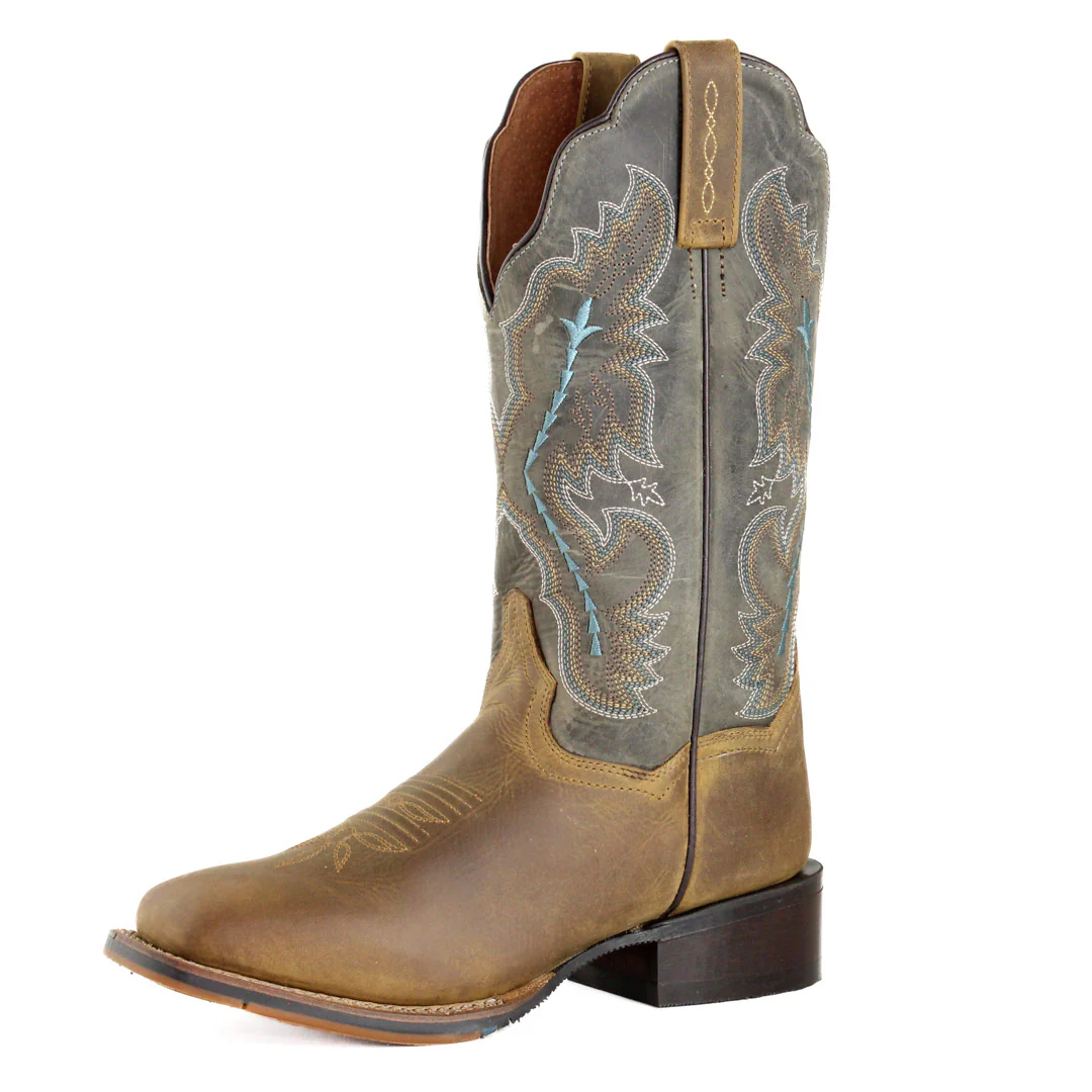 Dan Post Women's Scallop Leather Cowgirl Boots