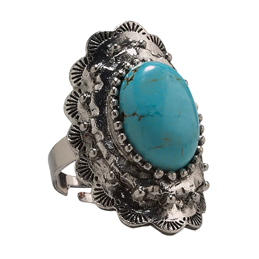 Cowgirl Confetti Desert Flower Womens Ring