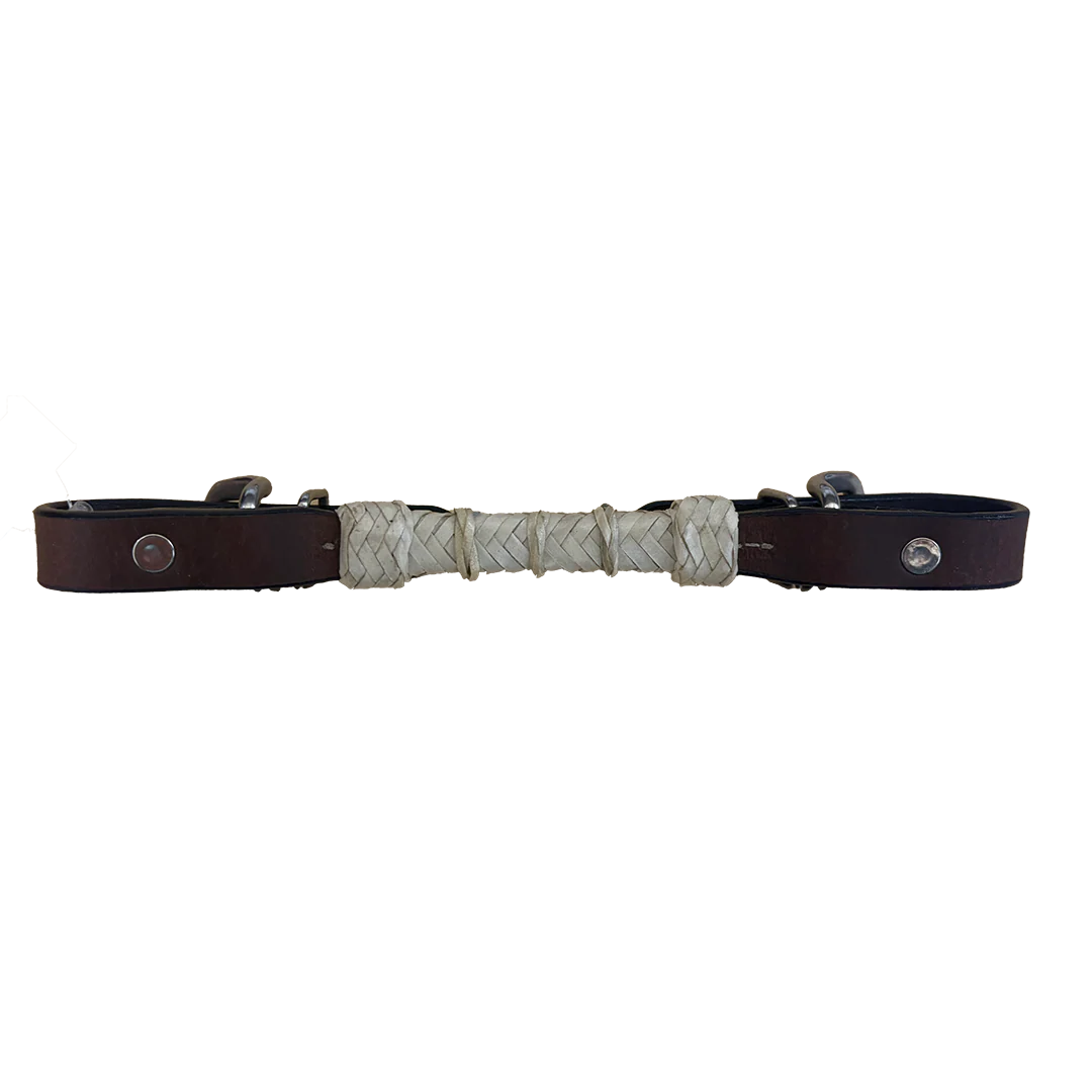 Cowboy Collection Leather Curb Strap