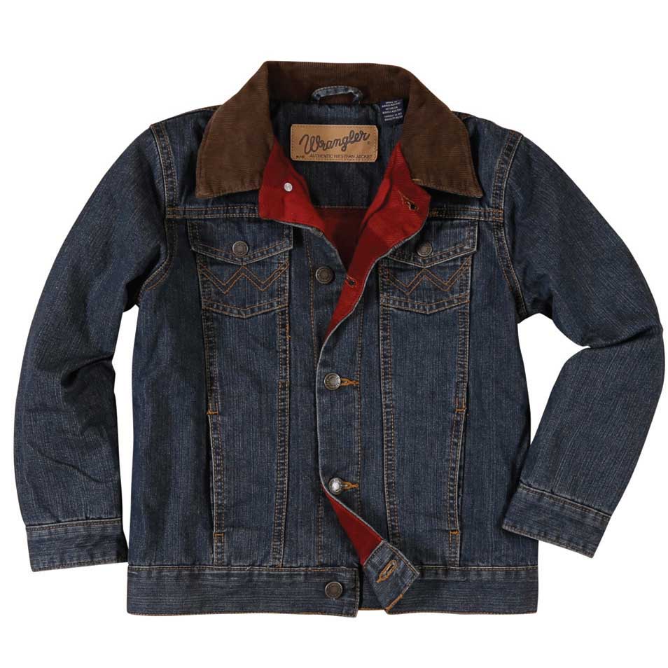 Wrangler Boys' Blanket Lined Jean Jacket