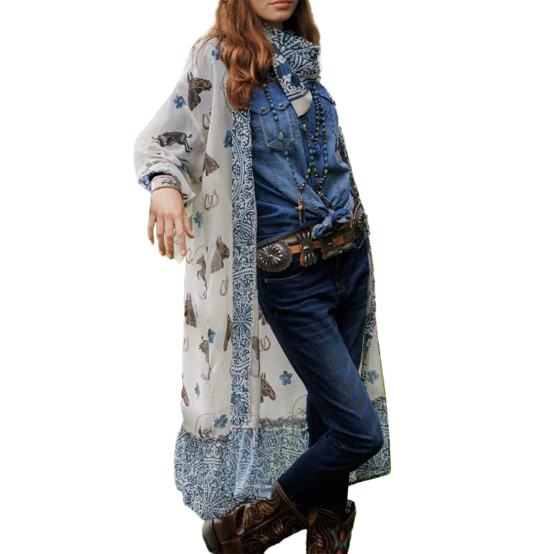 Tasha Polizzi Women's Davina Print Duster