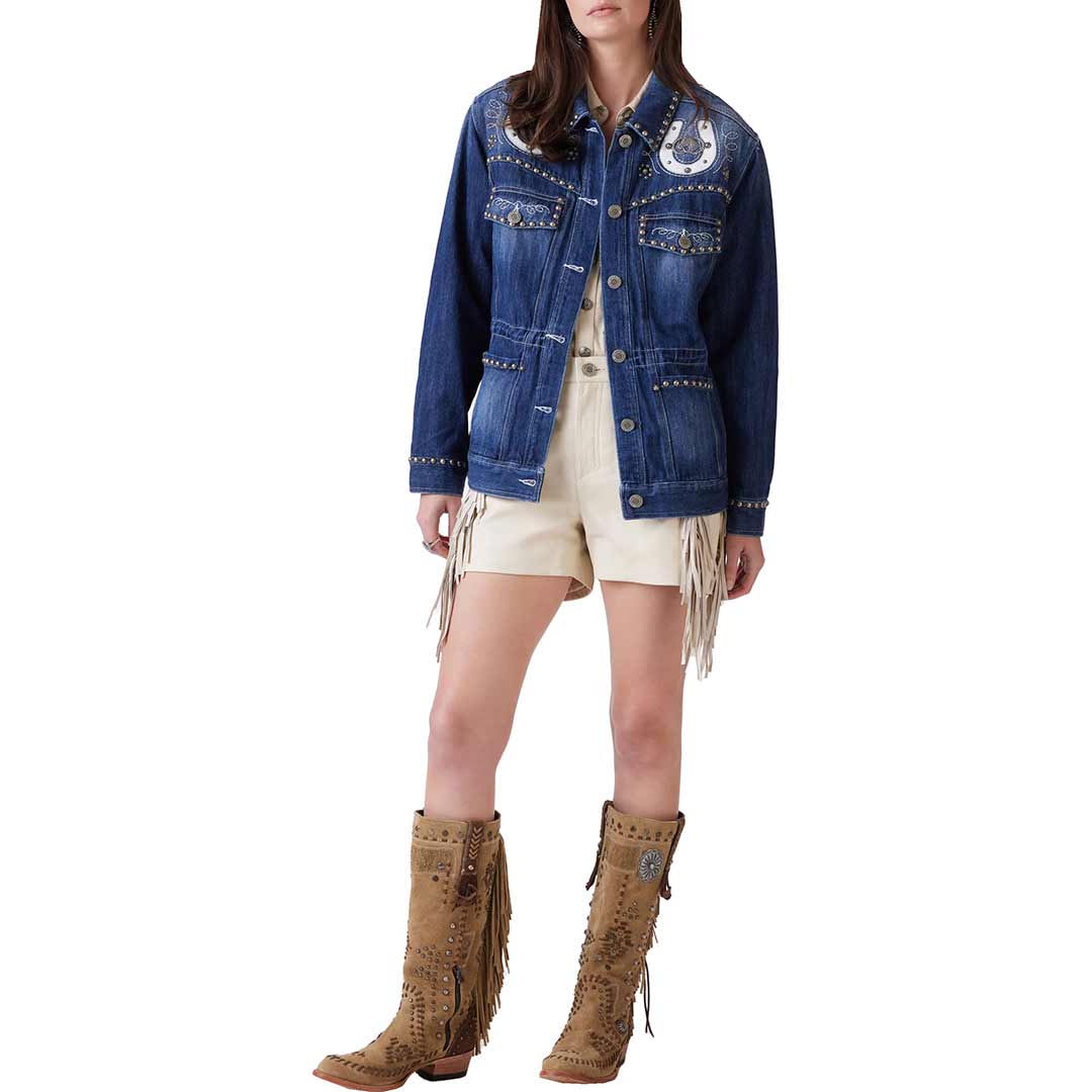 Double D Ranch Women's Ranch Rodeo Jean Jacket
