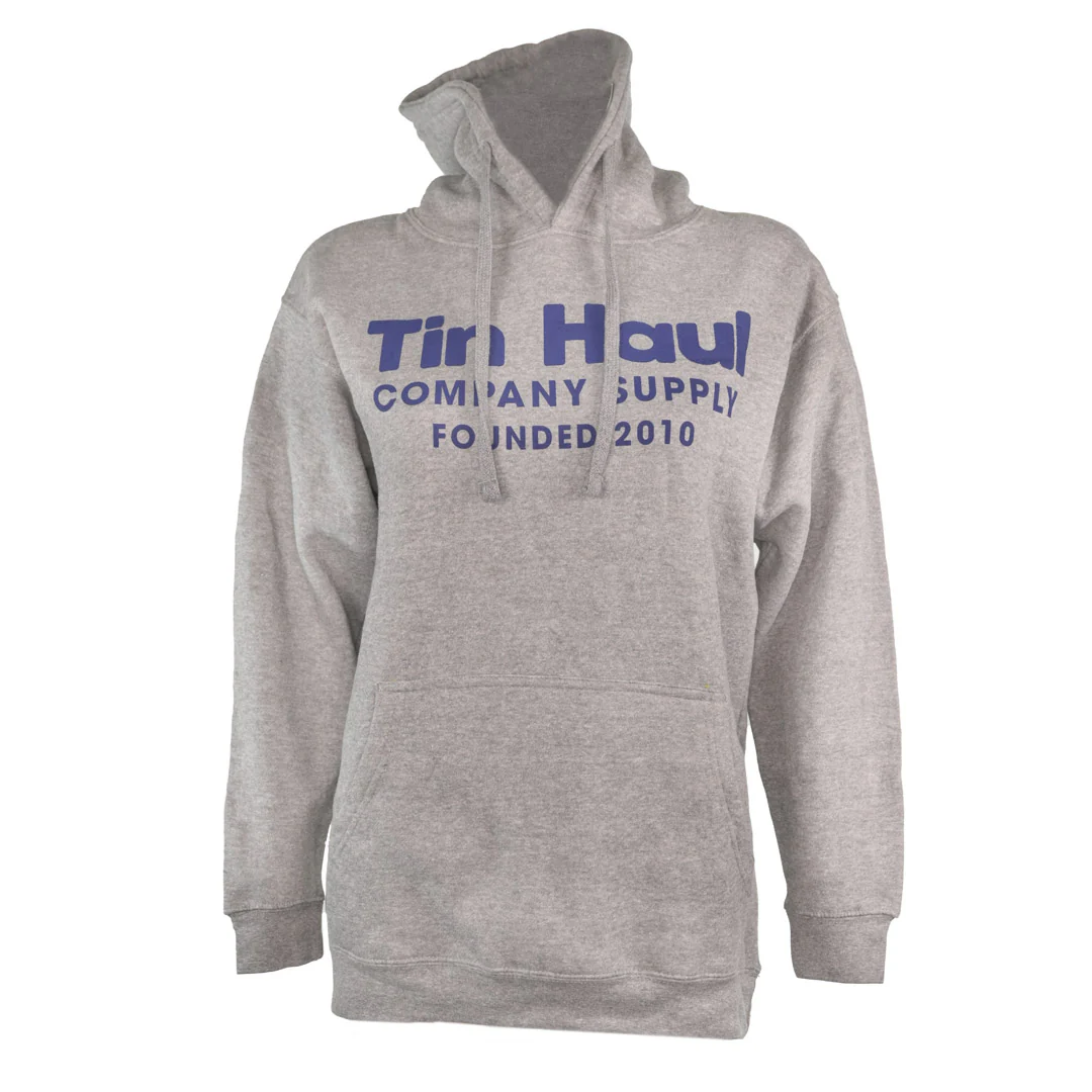 Tin Haul Men's Logo Hoodie in Grey