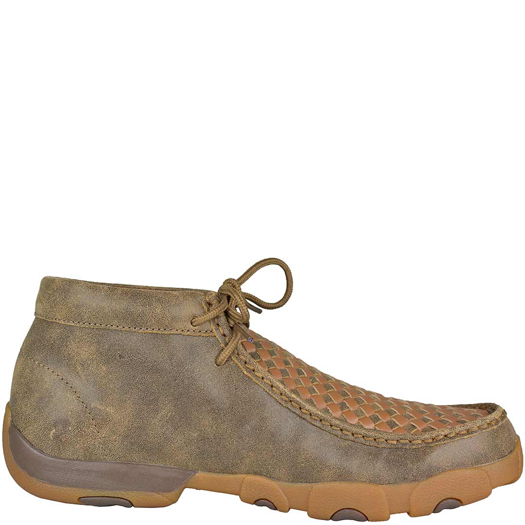 Twisted X Men's Checkered Chukka Driving Moc Shoes