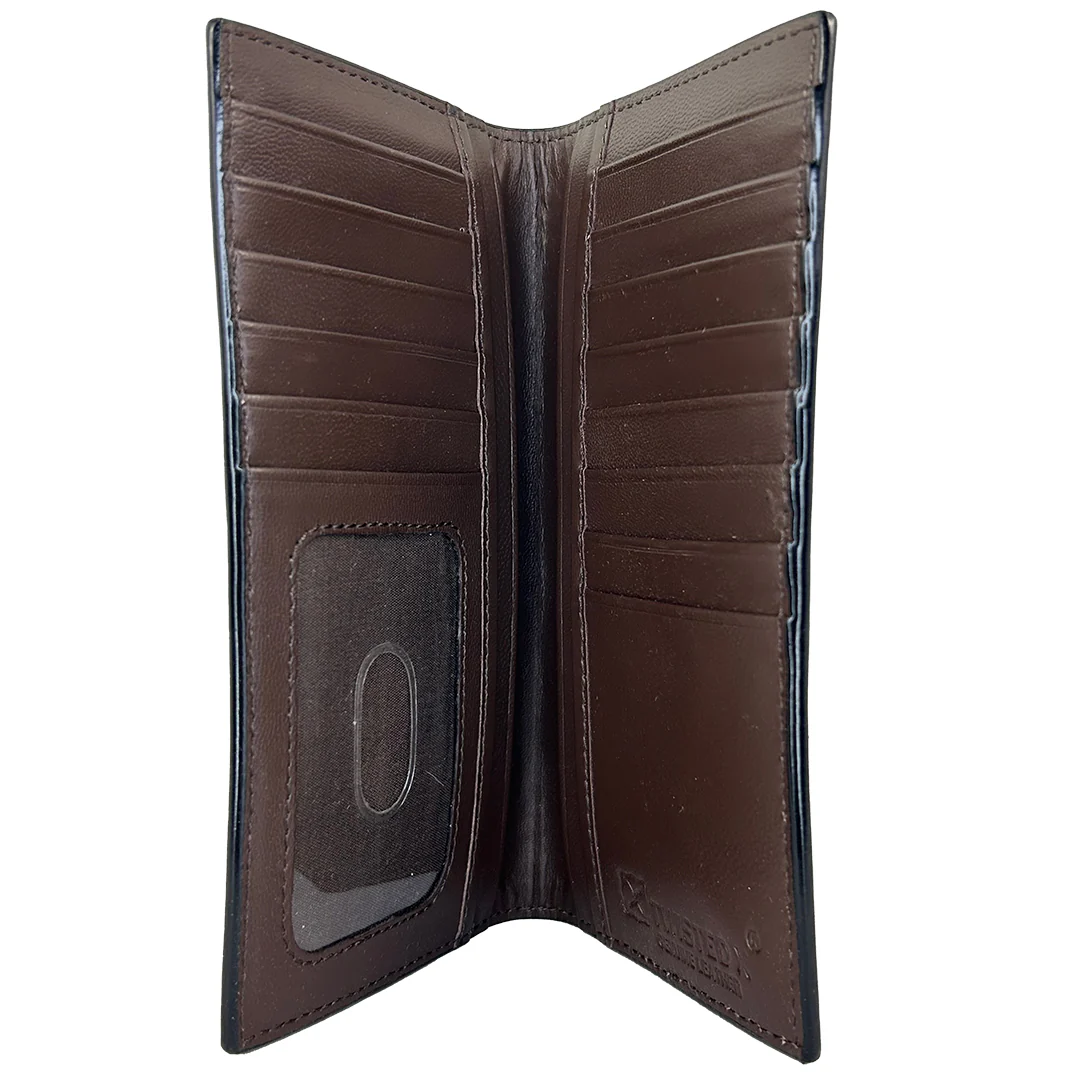 Twisted X Men's Floral Basket Weave Wallet