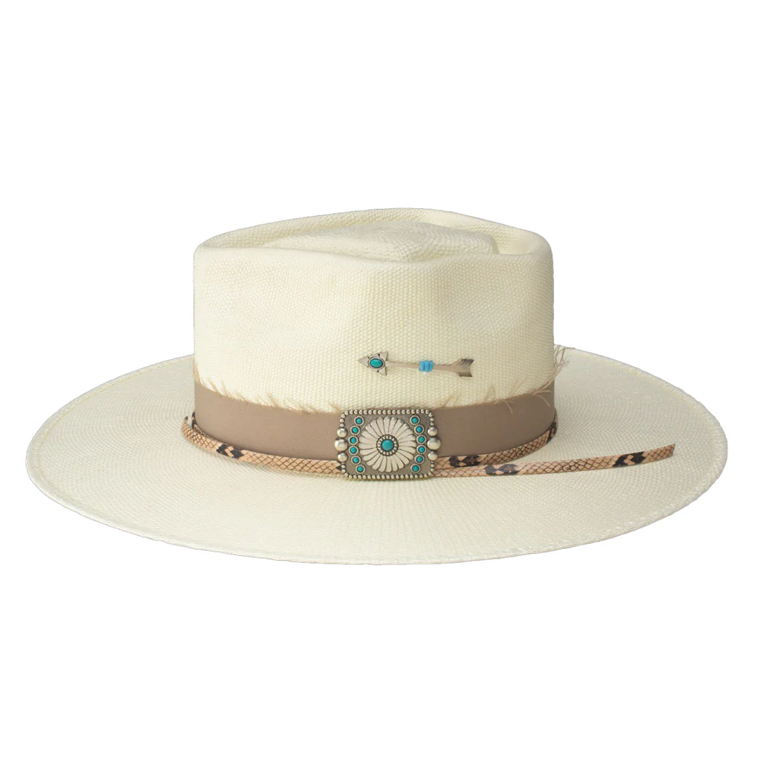 Charlie 1 Horse Women's Spear Point Straw Cowboy Hat