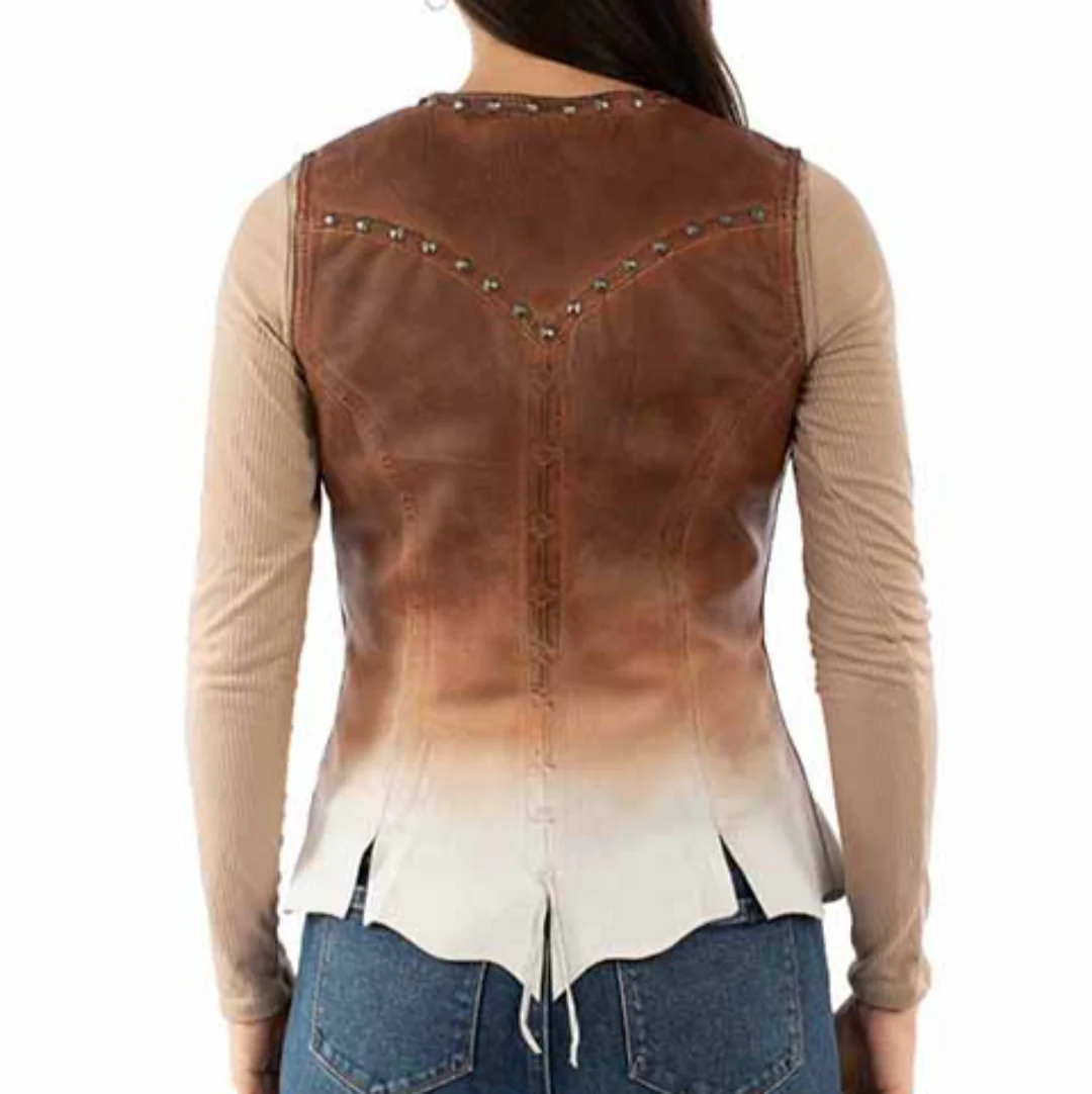 Scully Women's Leather Ombre Vest