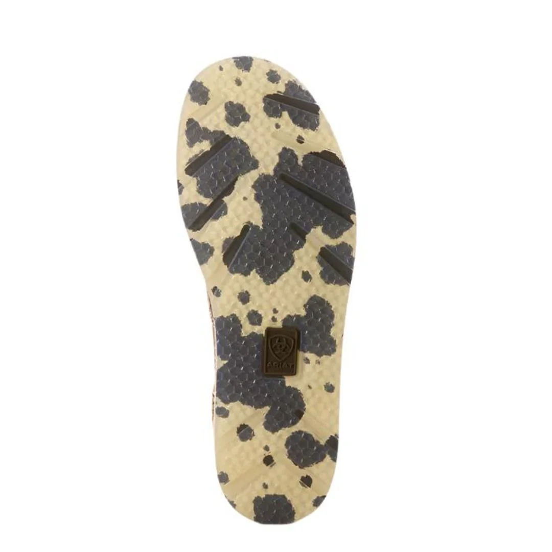 Ariat Women's Floral Embossed Brindle Hide Cruiser Slip-On Shoes