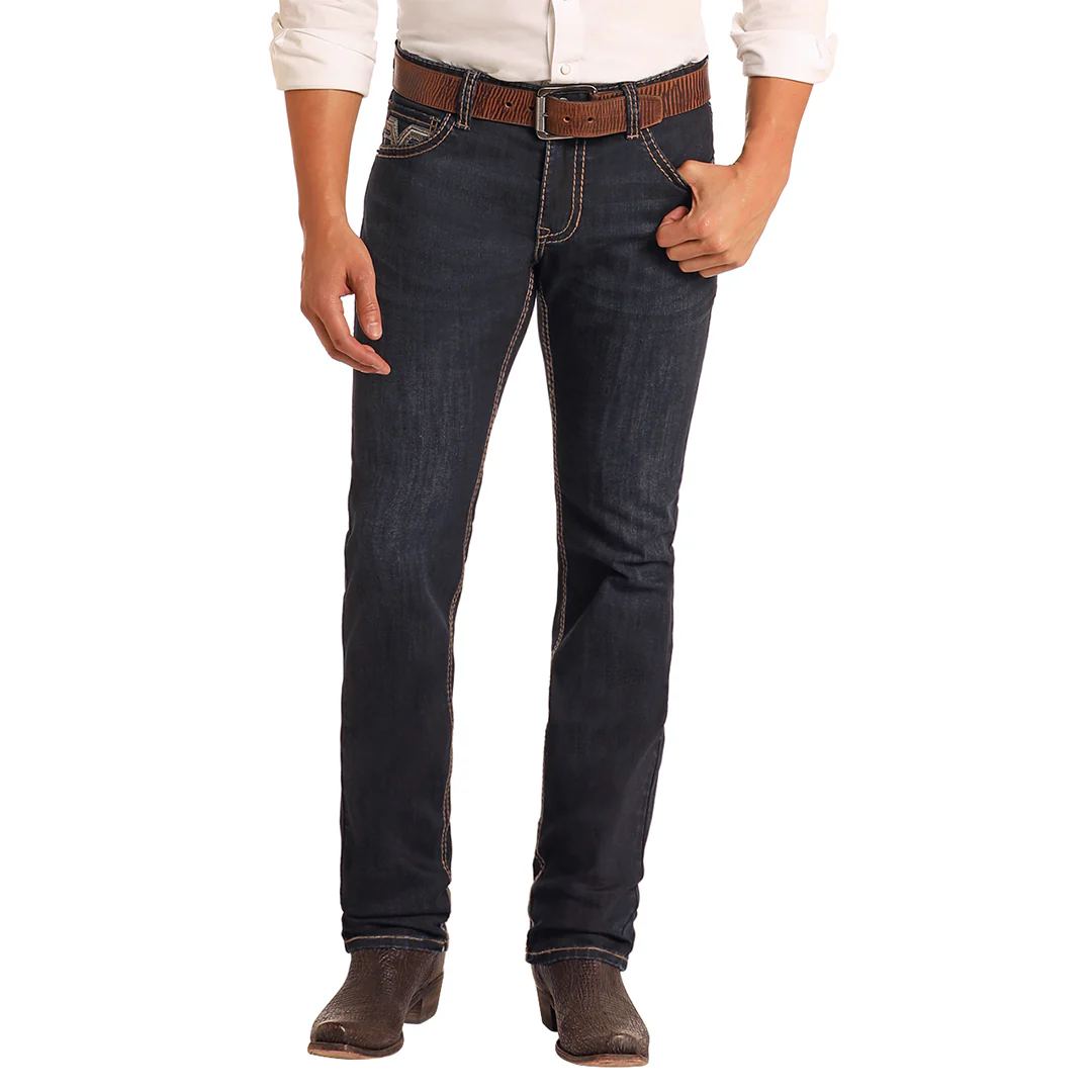 Rock & Roll Denim Men's Rifle Skinny Jeans