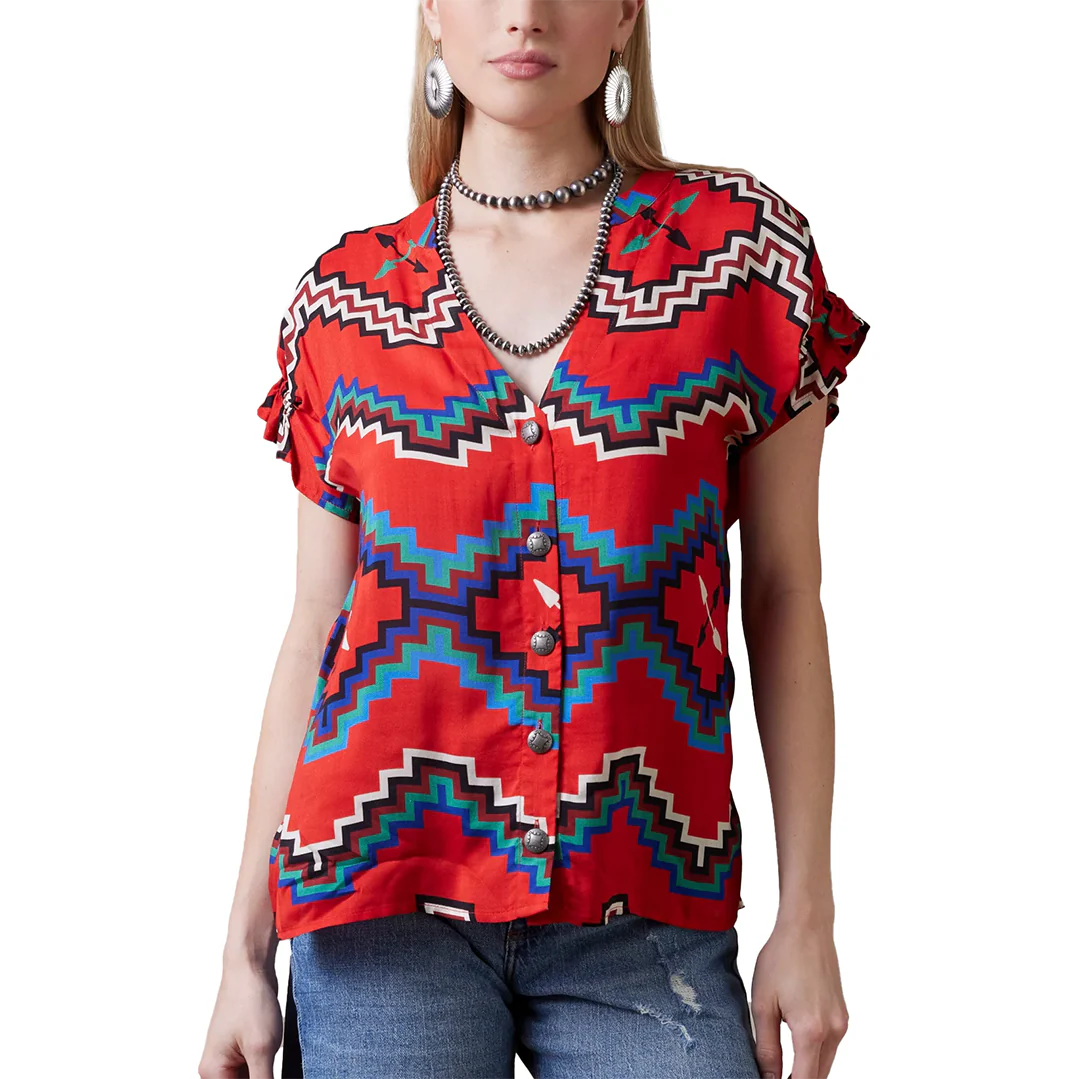 Double D Ranch Women's Fire Weaver Top