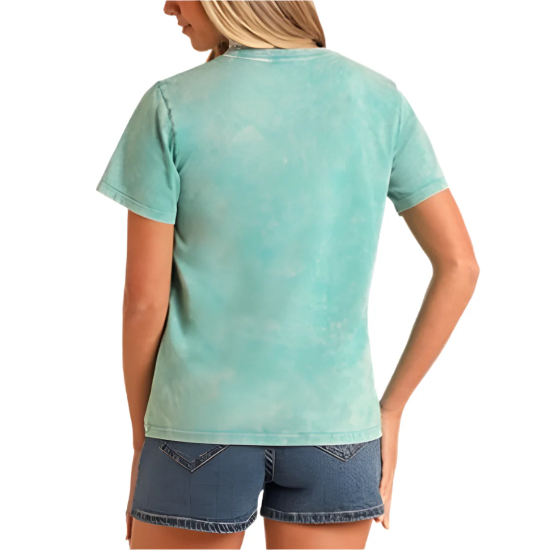 Rock & Roll Denim Women's Lets Get Ranchy Desert Skull T-Shirt