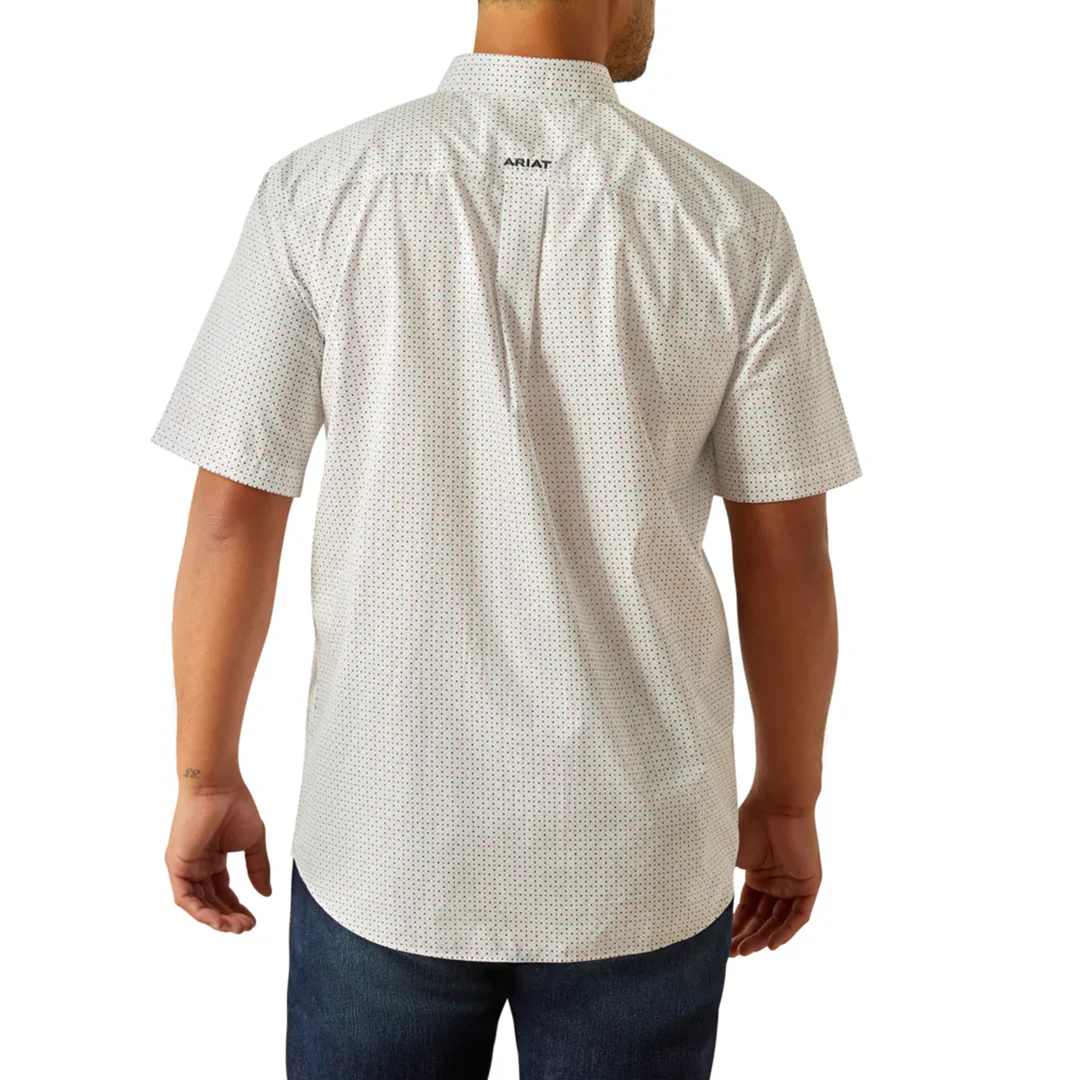 Ariat Men's Wrinkle Free Eddy Classic Fit Short Sleeve Button Shirt