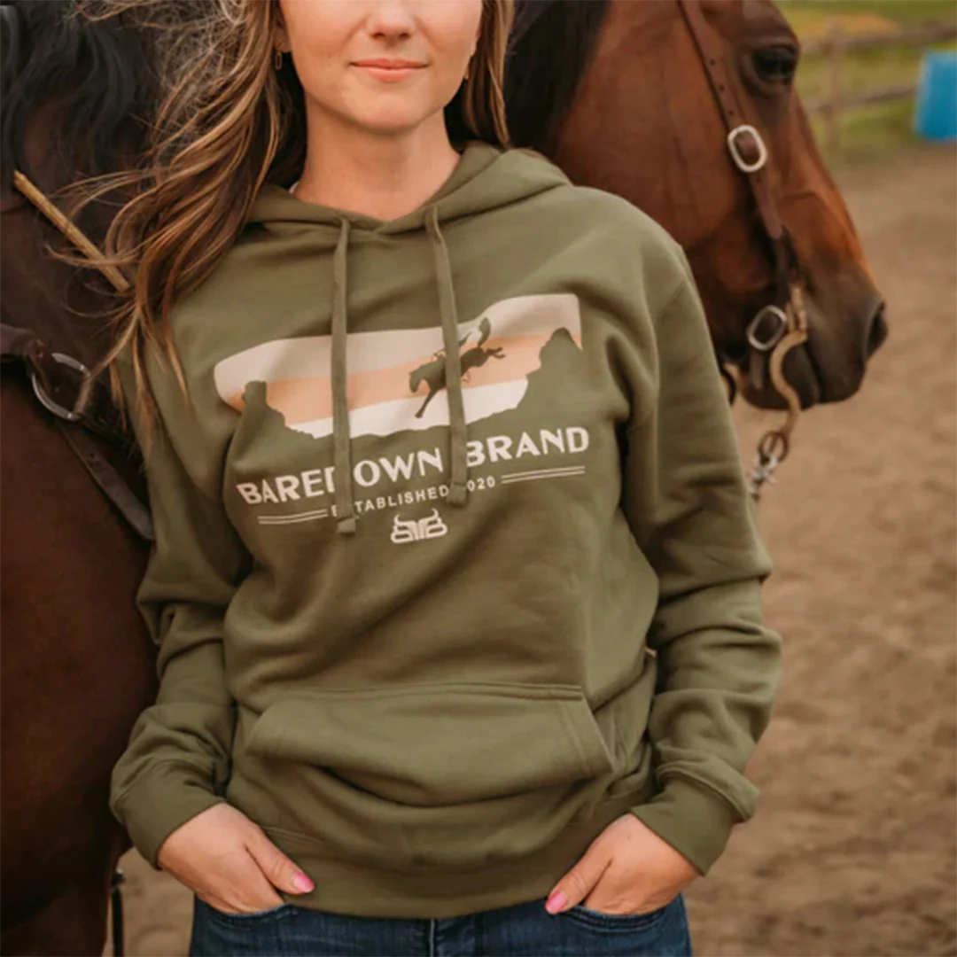 Baredown Brand Unisex Sunset Logo Hoodie