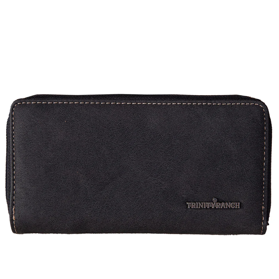 Montana West Women's Trinity Ranch Hair-On Cowhide Wallet