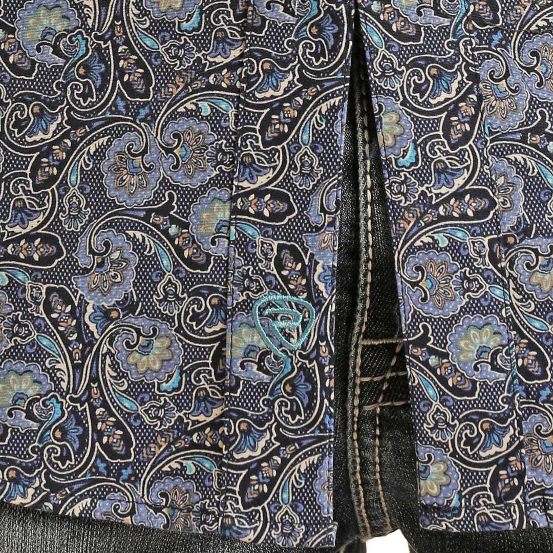 Rock & Roll Cowboy Men's Paisley Print Snap Shirt