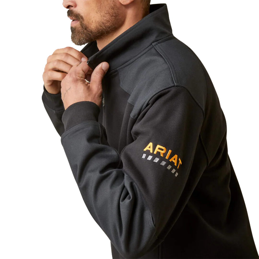 Ariat Men's Rebar Workman Duracanvas 1/4 Zip Sweatshirt