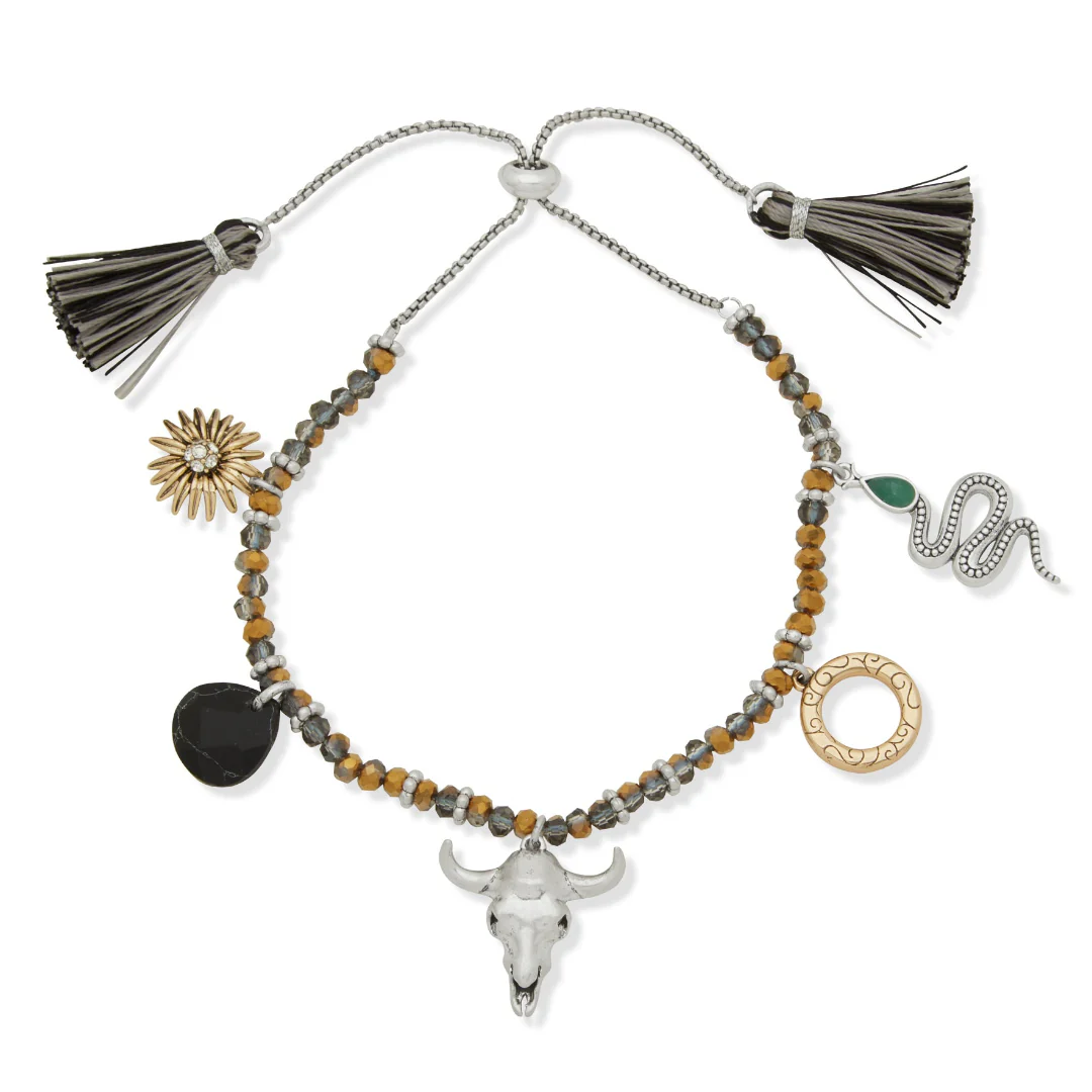 Lainey Wilson Beaded Charm Bracelet