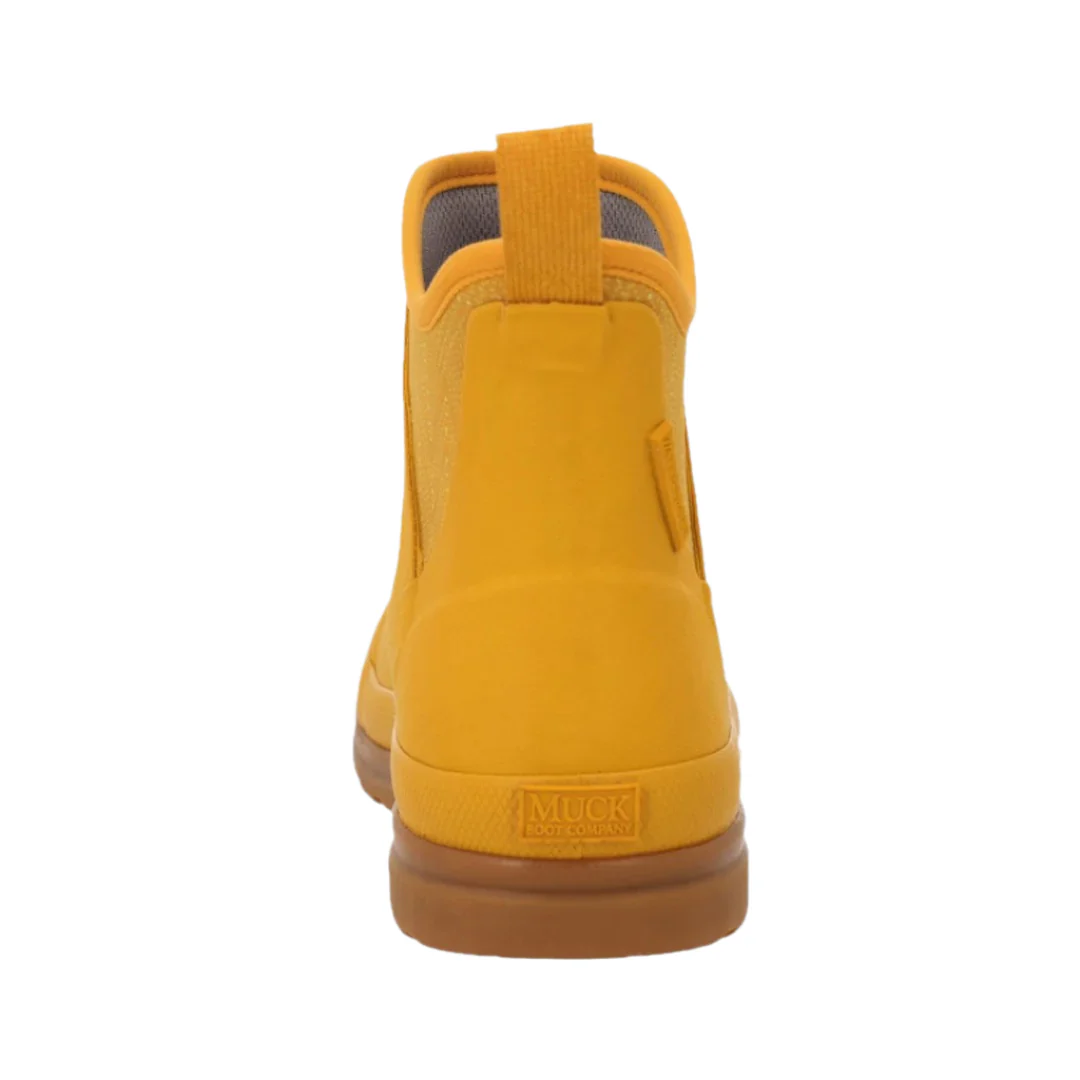 Muck Boot Co. Women's Yellow Pull On Waterproof Ankle Boots