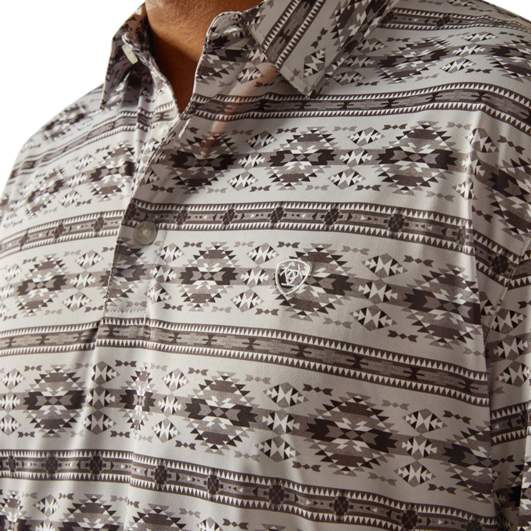 Ariat Men's Aztec Print Polo