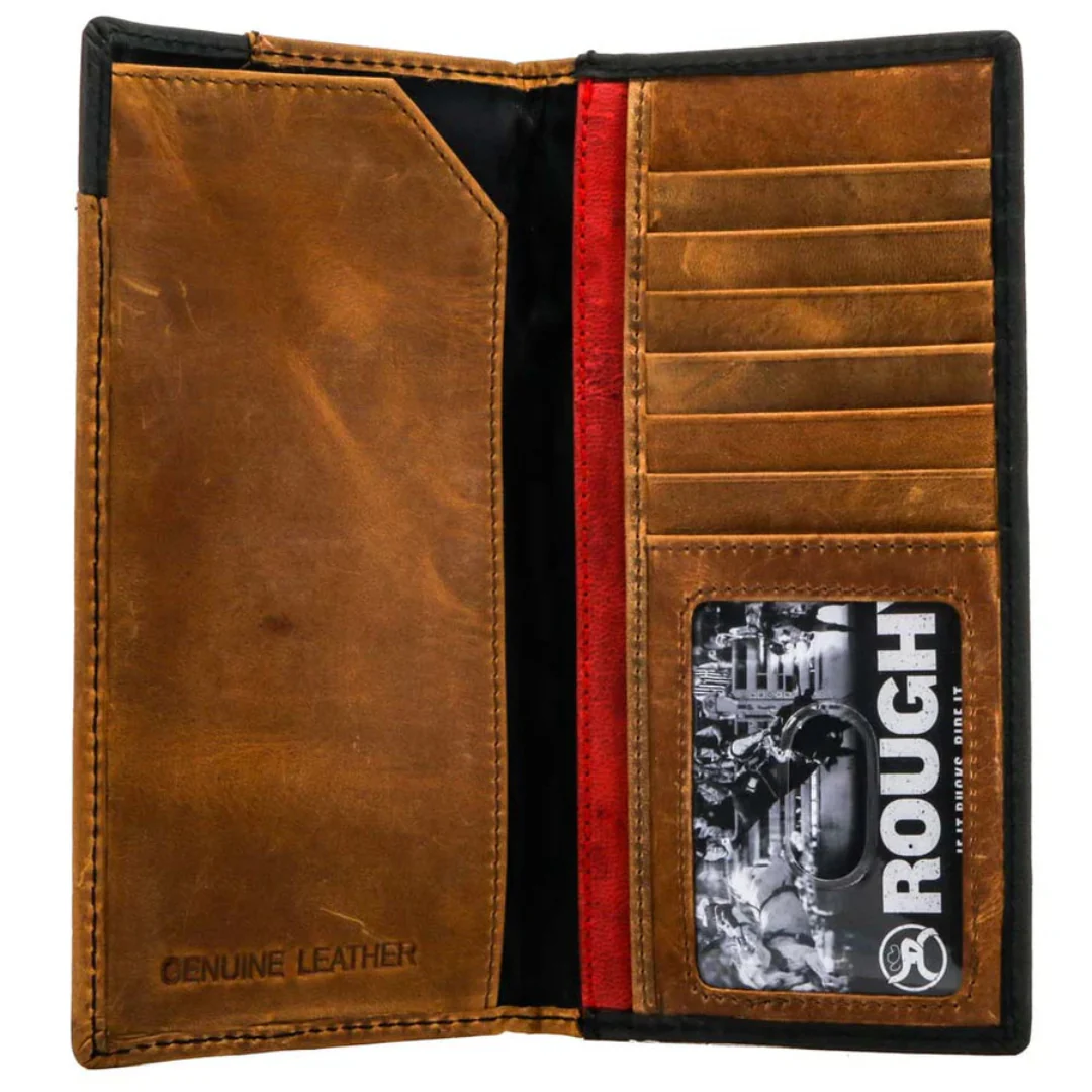 Hooey Men's Roughy Crazy Horse Rodeo Roughy Wallet