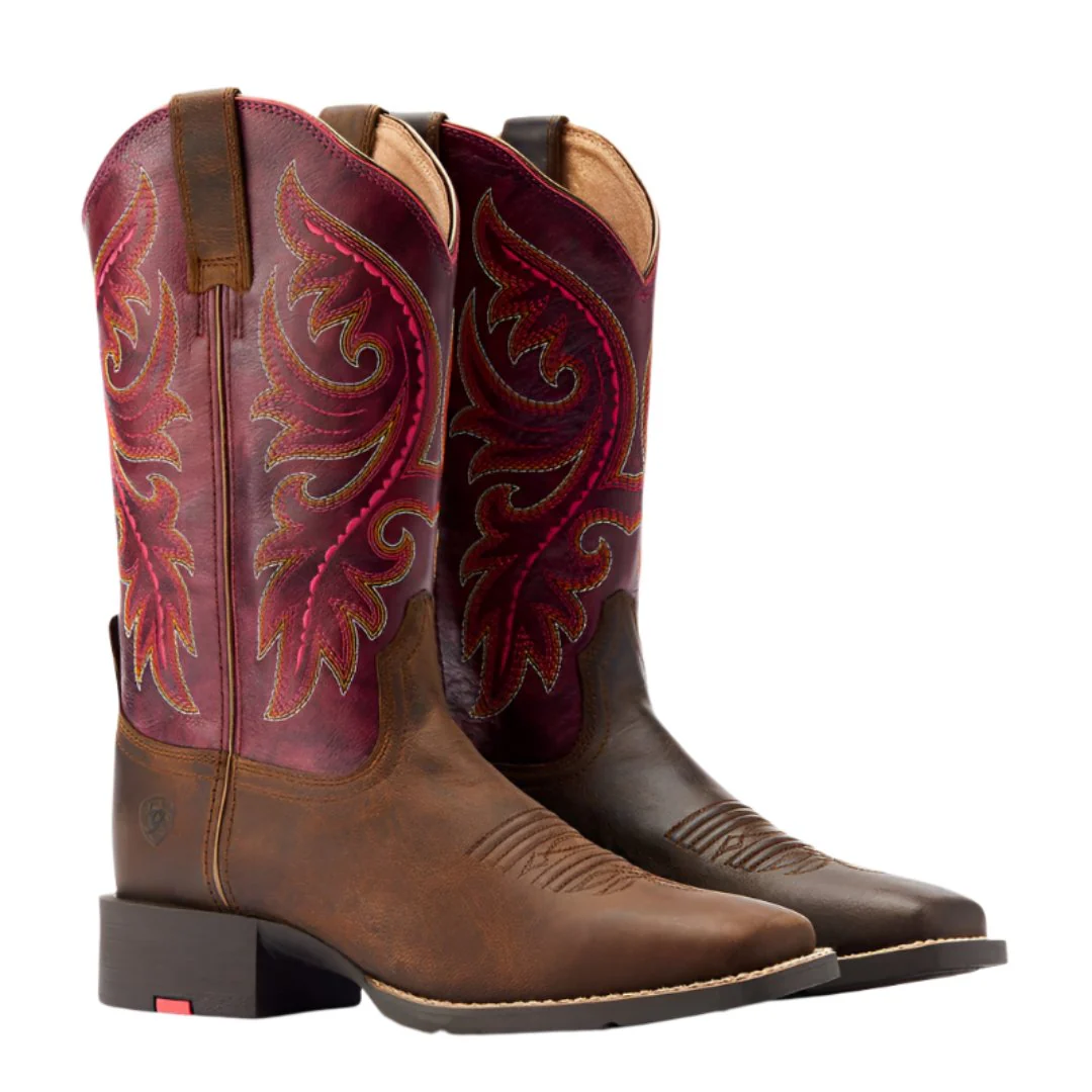 Ariat Women's Round Up Back Zip Western Boot