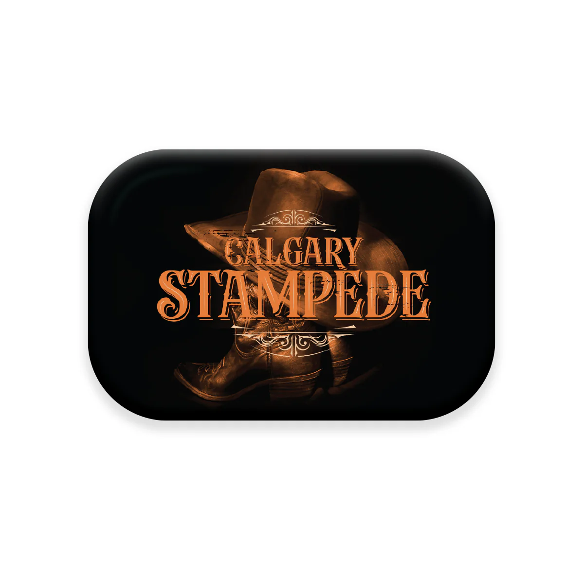 Calgary Stampede Hat And Boot Magnet