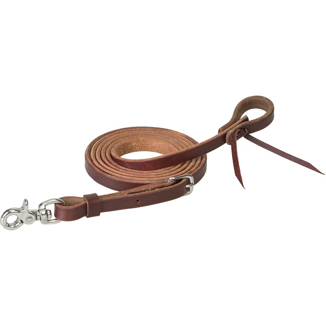 Weaver Oiled Canyon Rose Heavy Harness Roper Reins