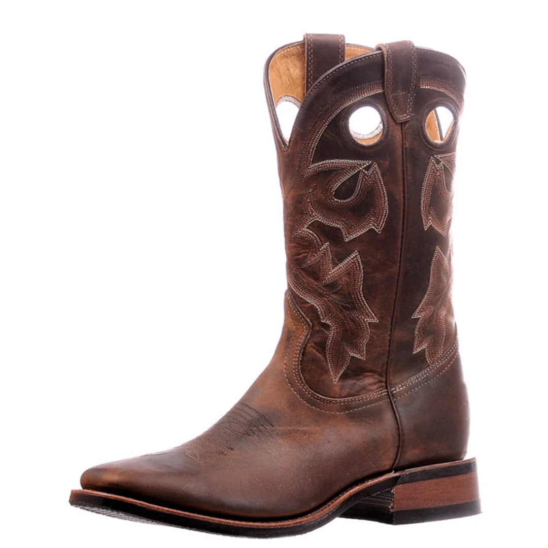 Boulet Men's Tone On Tone Cowboy Boots