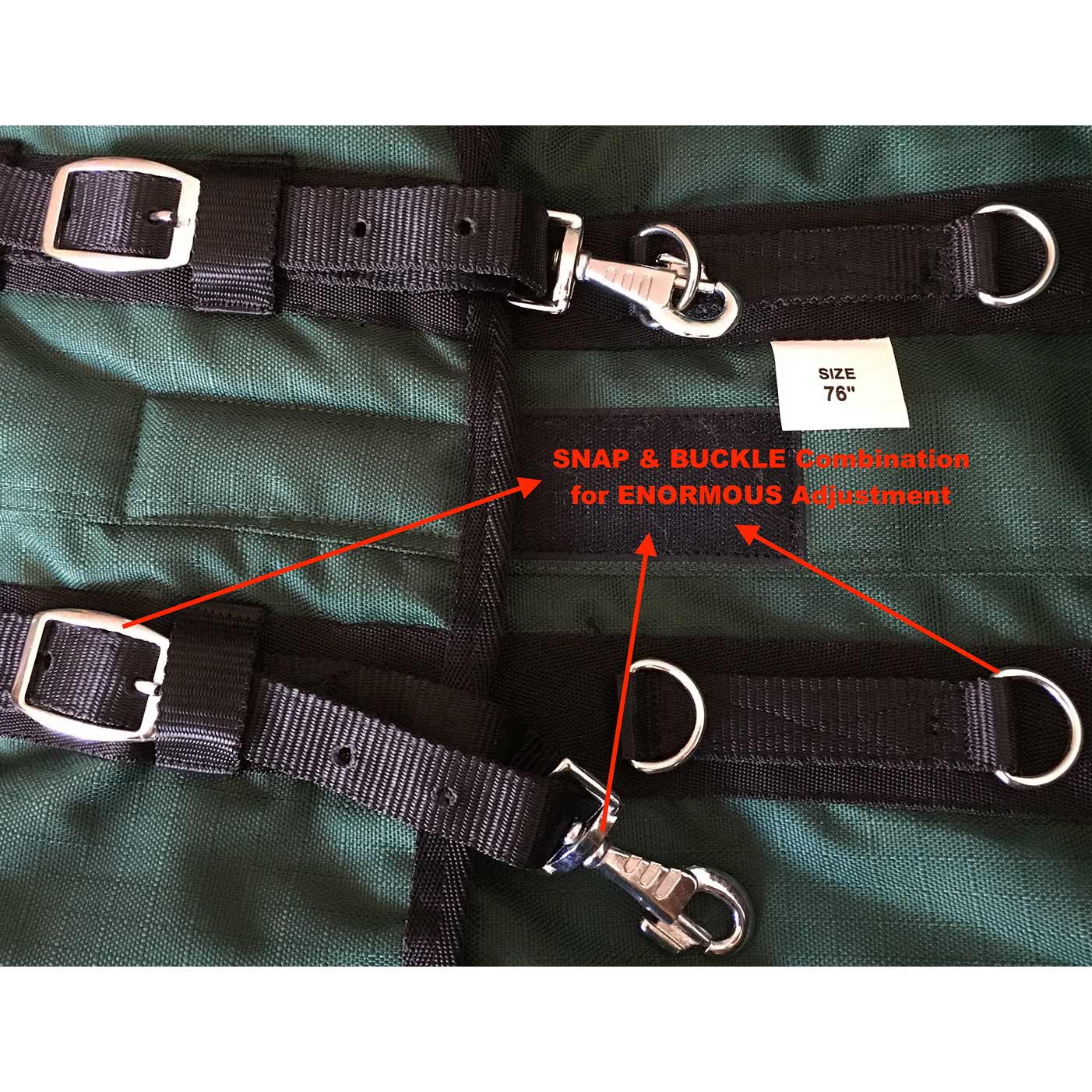 Tech Equestrian Rain Sheet with Detachable Neck