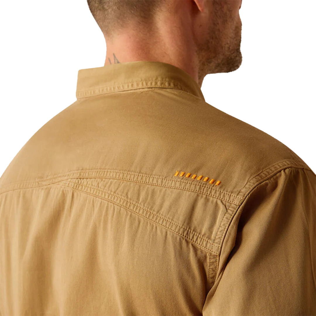 Ariat Men's Rebar Washed Twill Long Sleeve Shirt