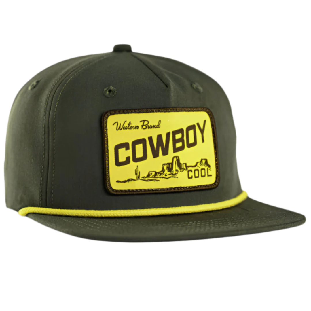 Cowboy Cool Men's Desert Nomad Rope Snap Back Cap