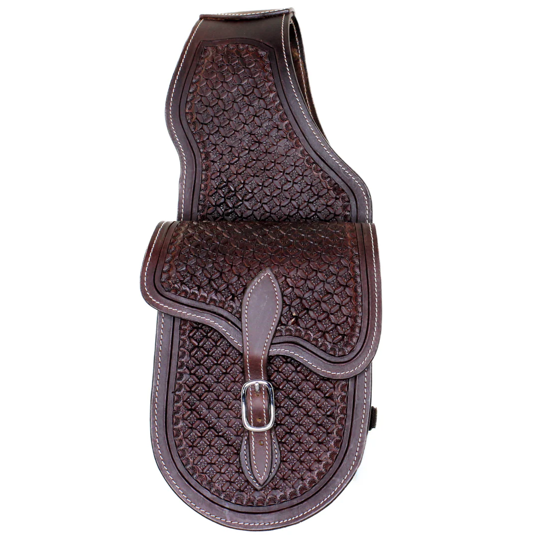 True North Trading Tooled Saddle Bags